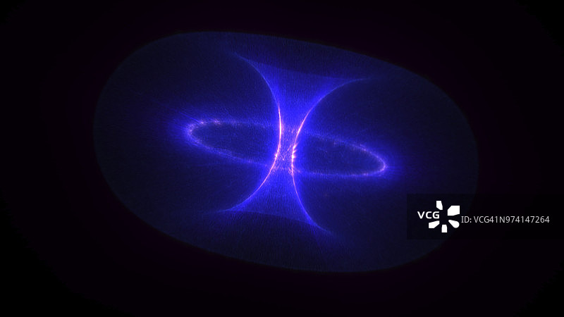 超大质量黑洞的盛宴在热吸积盘周围。磁场、奇点、引力波与时空概念图片素材