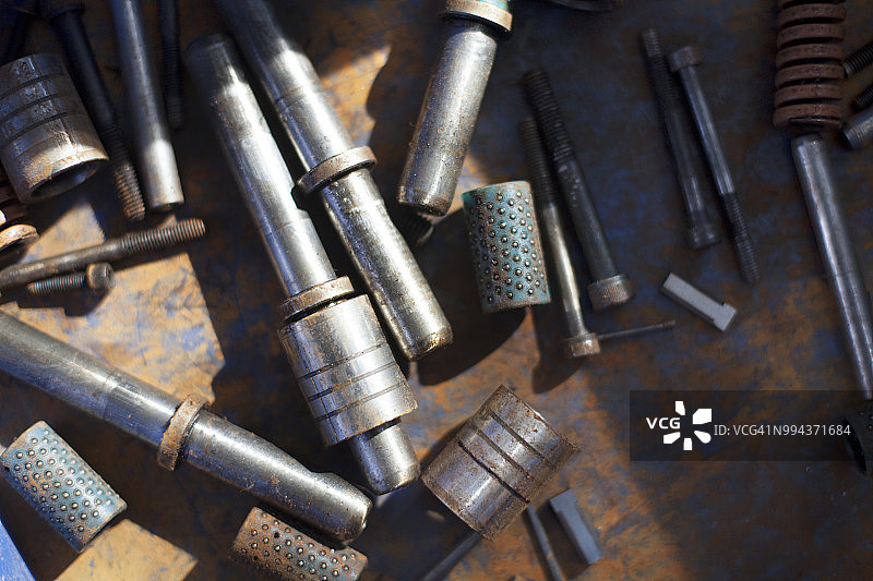 金属工具配件工厂在东莞，中国图片素材
