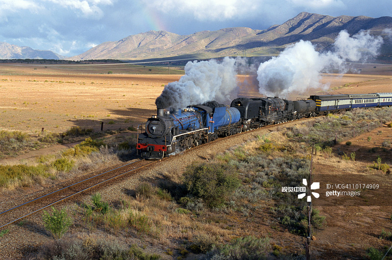 南非，开普省，蒸汽机车图片素材