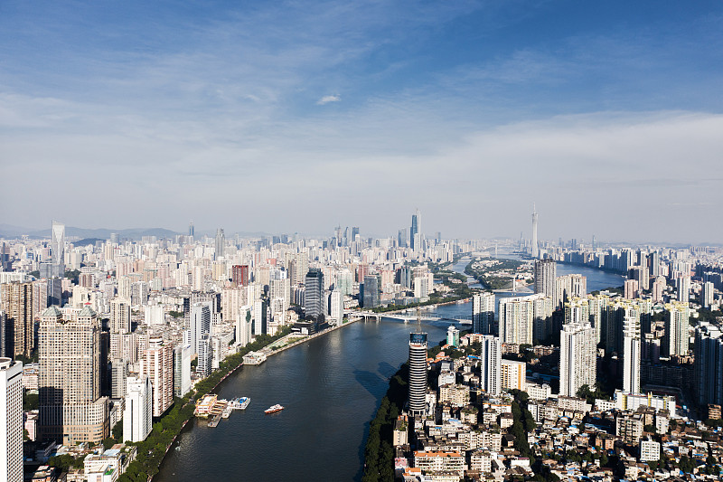 广州城市航拍图片素材