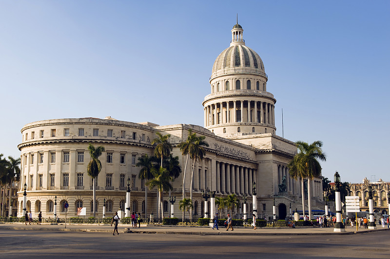 国家议会大厦，旧哈瓦那，联合国教科文组织世界遗产地，古巴，中美洲图片下载