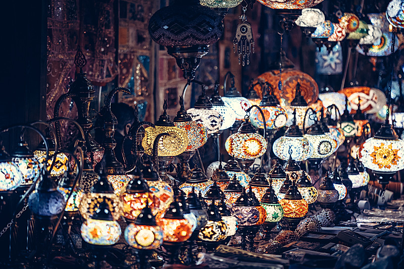 古色古香的土耳其街灯图片素材