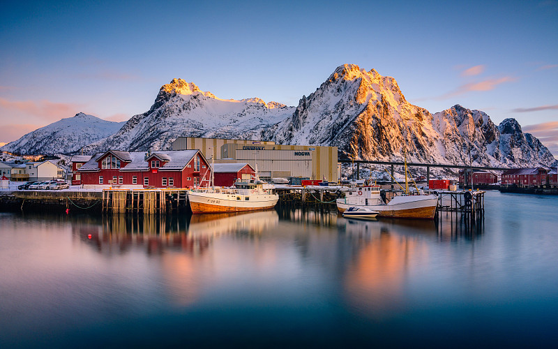 挪威冬季风光图片下载