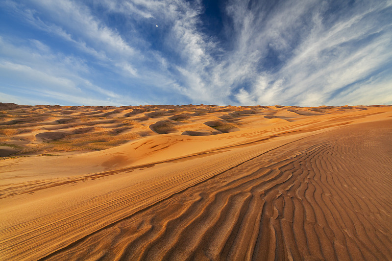 沙漠中的沙丘图片下载