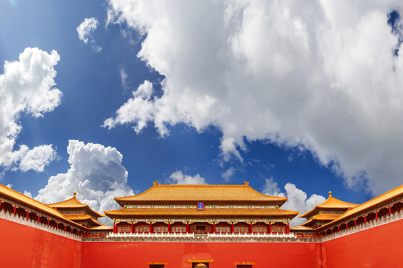 中国北京紫禁城午门图片下载
