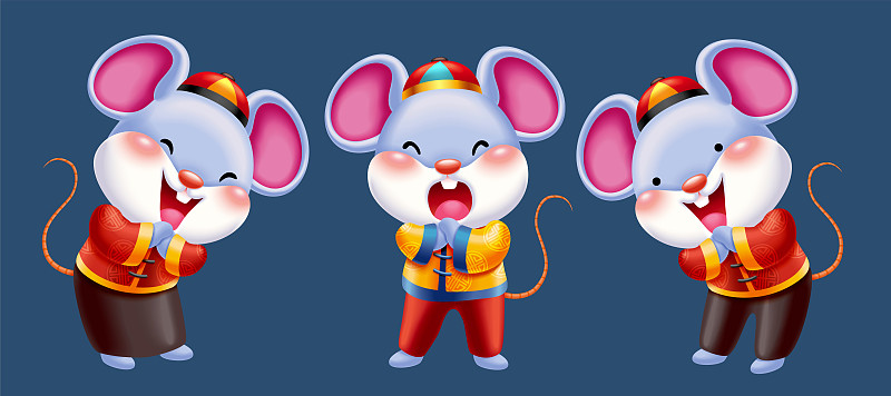 中国新年老鼠的性格图片下载