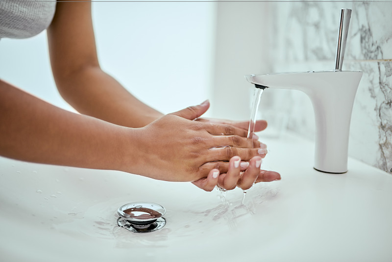 洗手是健康生活的必要条件图片素材