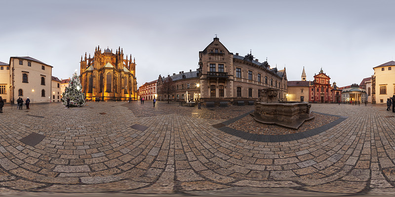 圣维特大教堂。Praga。Czesch共和国图片下载