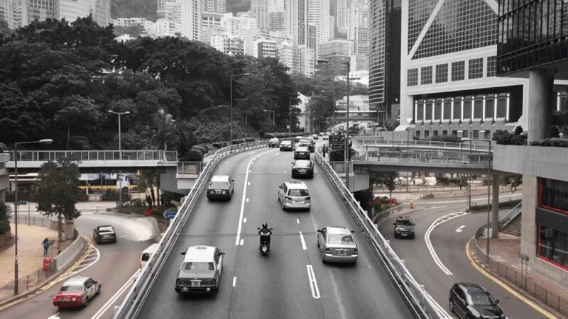 中国香港街道交通图片下载