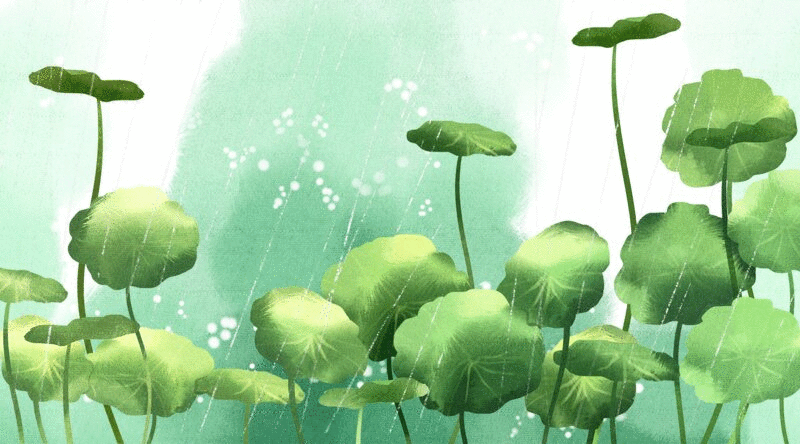 水彩风格植物插画动图插画下载