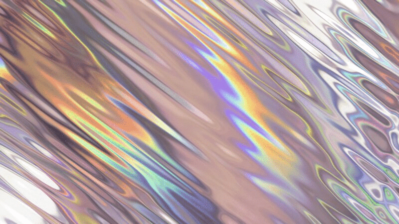 流动的彩色反光金属箔动图图片下载