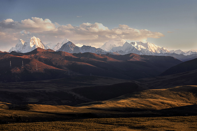 甘孜藏族自治州群山图片下载