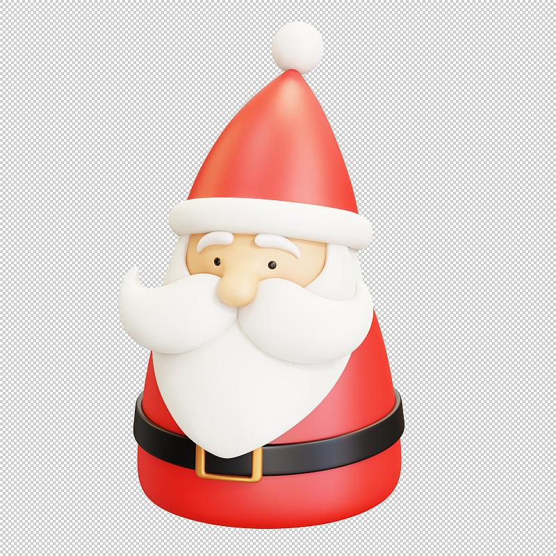 圣诞3D圣诞老人图片下载