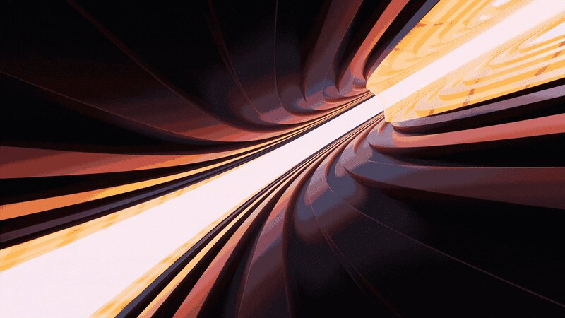 科幻感隧道背景循环动画3D渲染图片下载