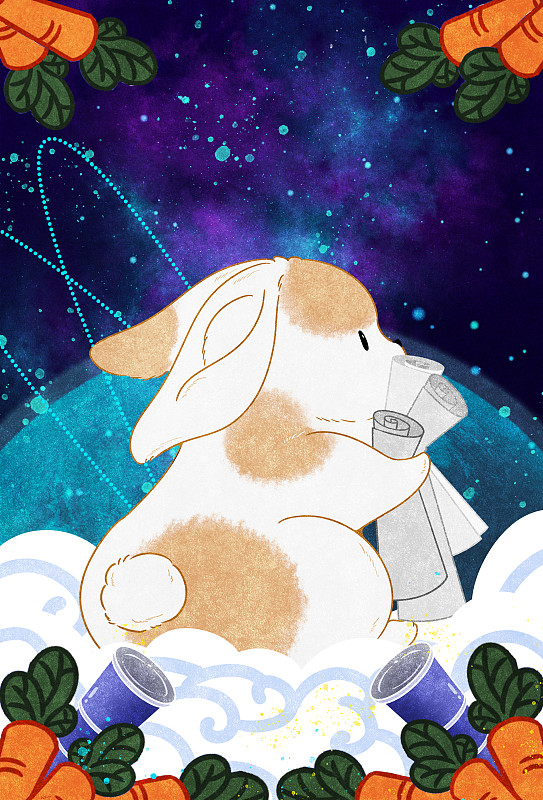 航天工程兔兔图片下载