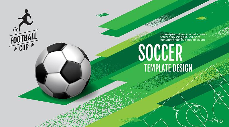 足球布局设计足球背景图片下载