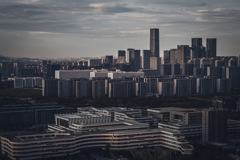 梦幻的杭州未来科技城图片下载