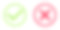 绿色勾号和红色x圈ok勾号和图标icon图片