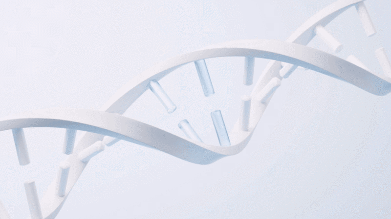 DNA与生物科技概念循环动画3D渲染图片下载