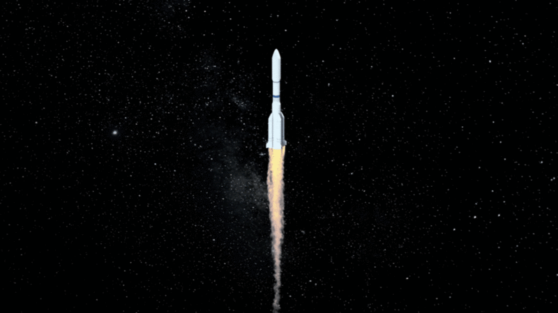 太空飞船火箭3D渲染图片下载