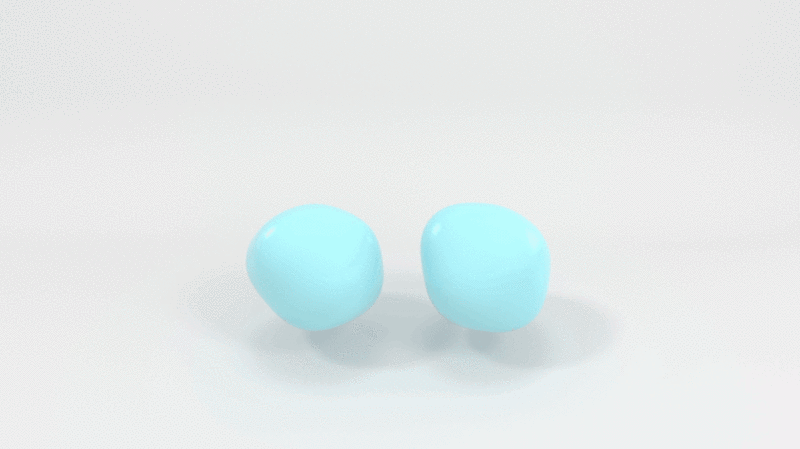 分解的蓝色颜料球体3D渲染图片下载
