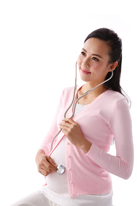 孕妇使用听诊器图片下载