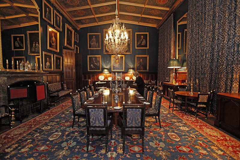 英伦古堡奢华室内装饰图片素材