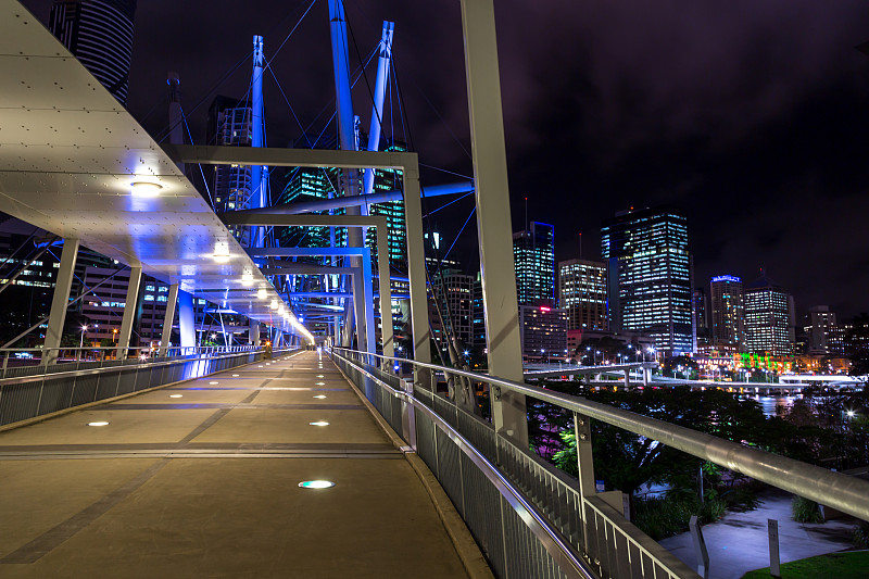 澳大利亚布里斯班城市夜空图片下载