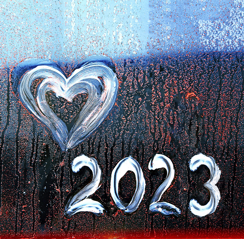 2023年新年。摘要背景新年数字2023。图片下载