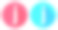 字母j.圆形图标与长阴影在红色或蓝色的背景图标icon图片