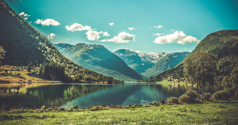 挪威美丽的风景图片下载