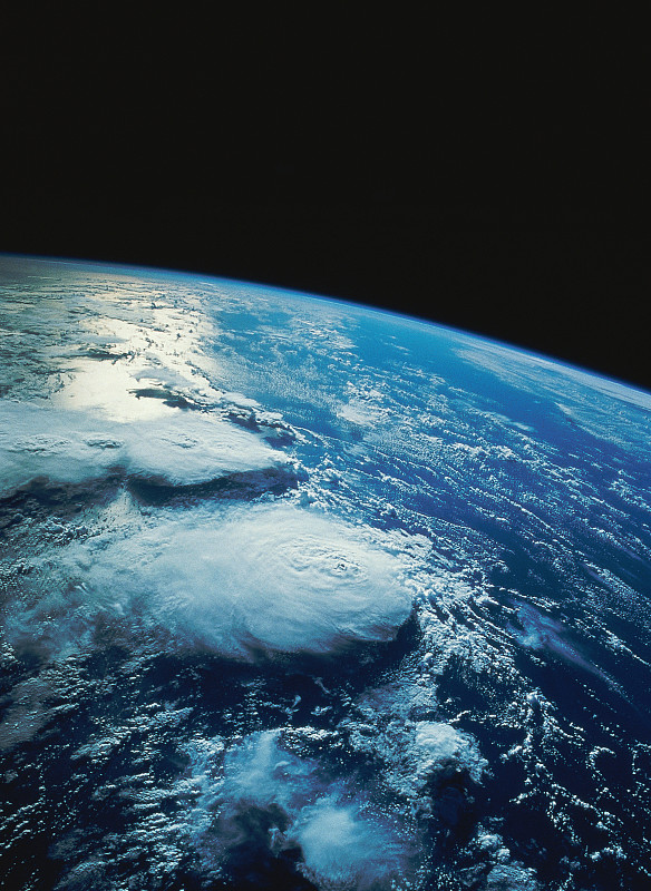地球从太空图片素材