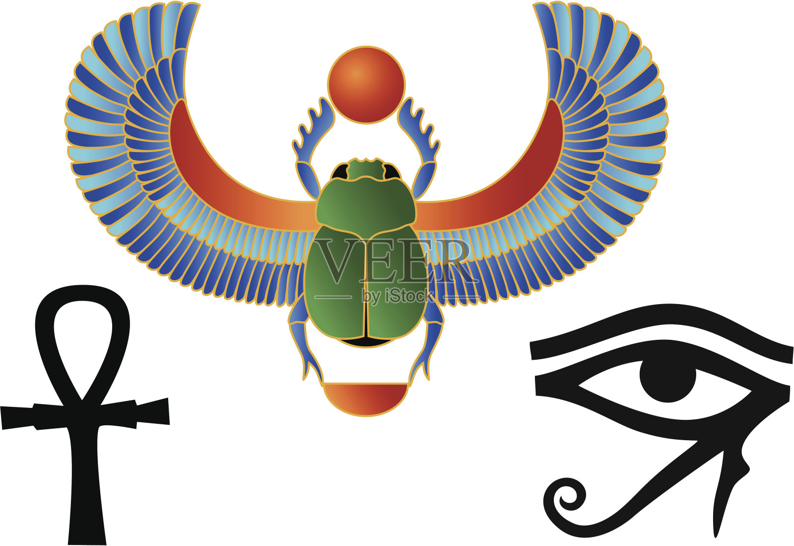 埃及的图标插画图片素材