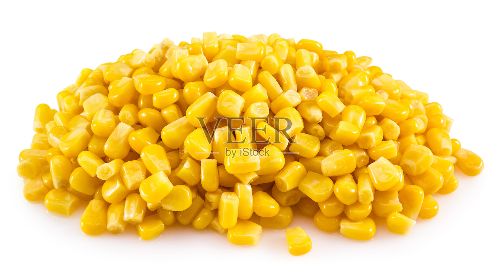 罐头玉米孤立白色照片摄影图片