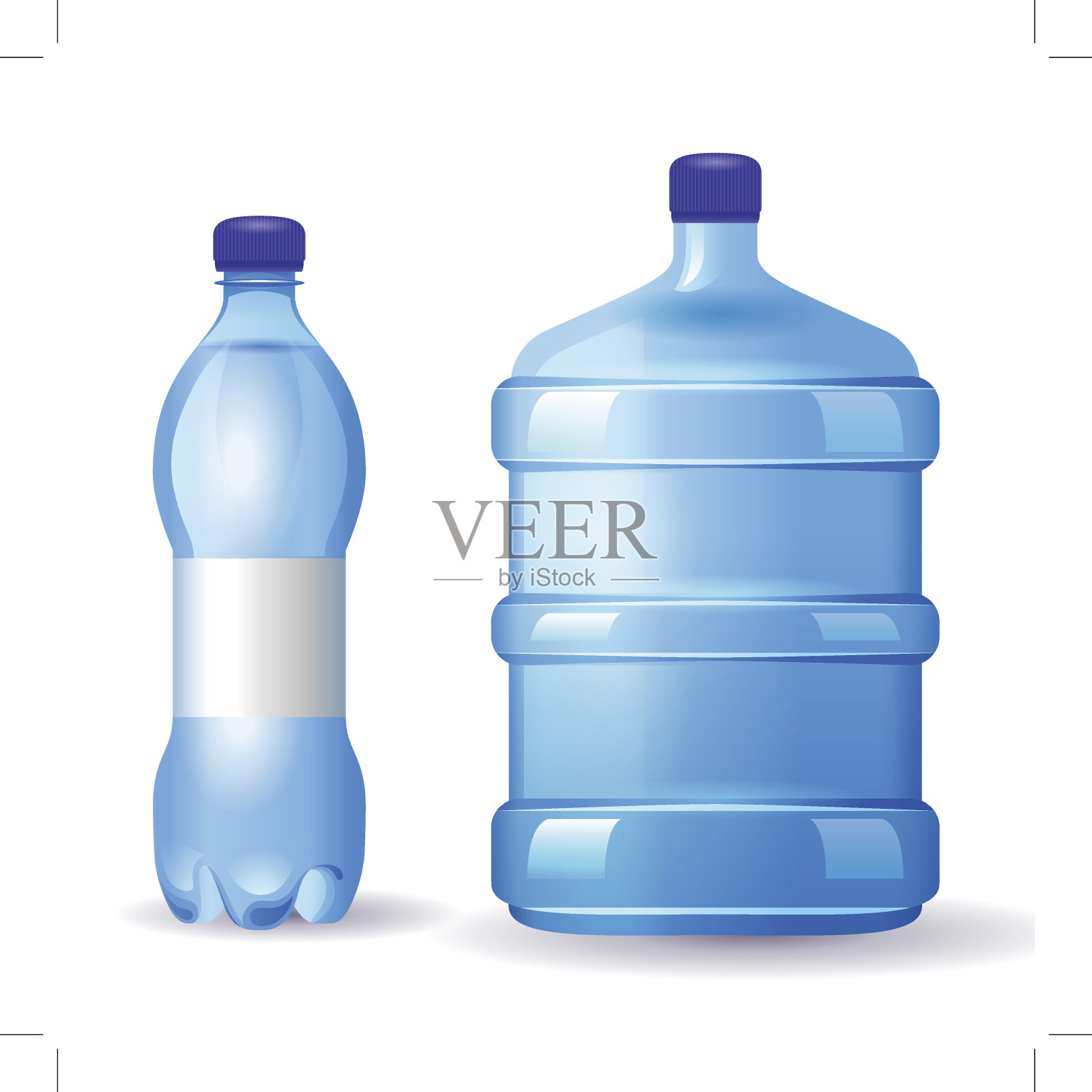 水瓶插画图片素材