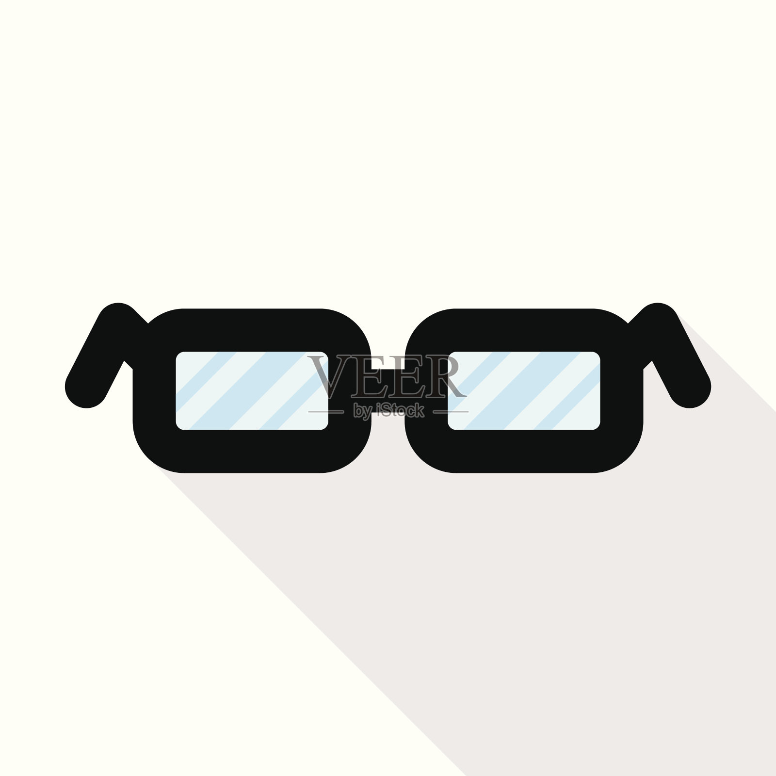 眼镜设计元素图片