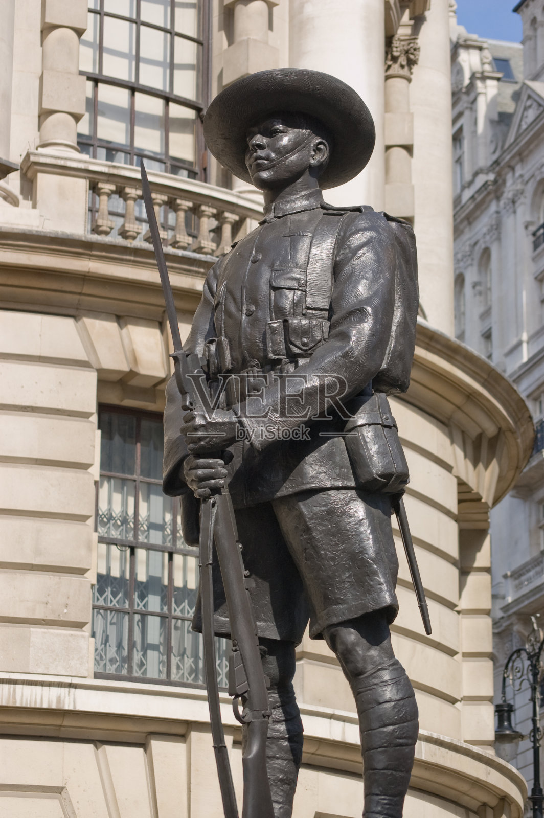 廓尔喀士兵纪念碑，白厅，伦敦照片摄影图片
