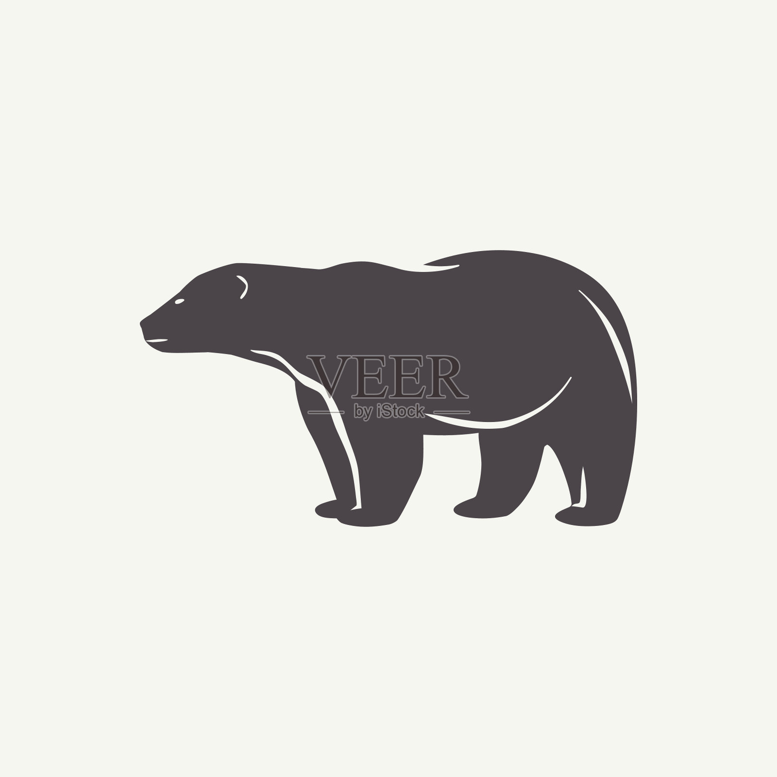 熊的象征设计元素图片