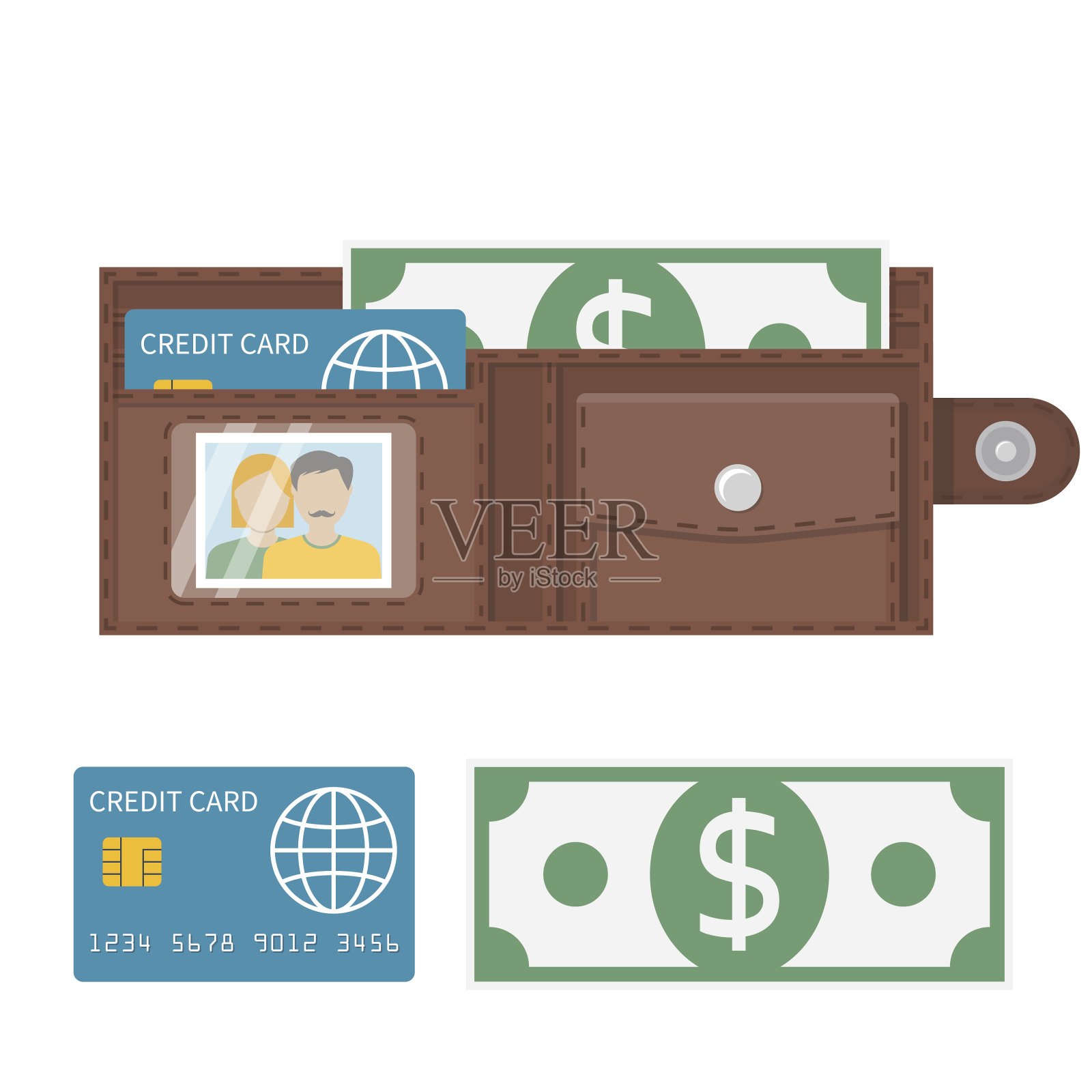 돈 일러스트 일러스트이없는 빈 지갑, 돈이 없다, 간결한, 돈 PNG 일러스트 및 PSD 이미지 무료 다운로드 - Pngtree