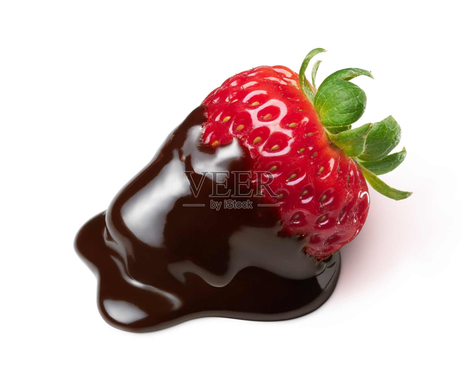 巧克力草莓照片摄影图片