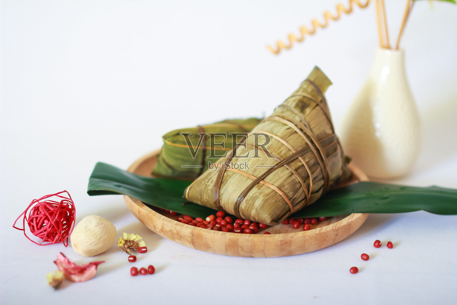 中国饺子，粽子通常在节日期间吃照片摄影图片