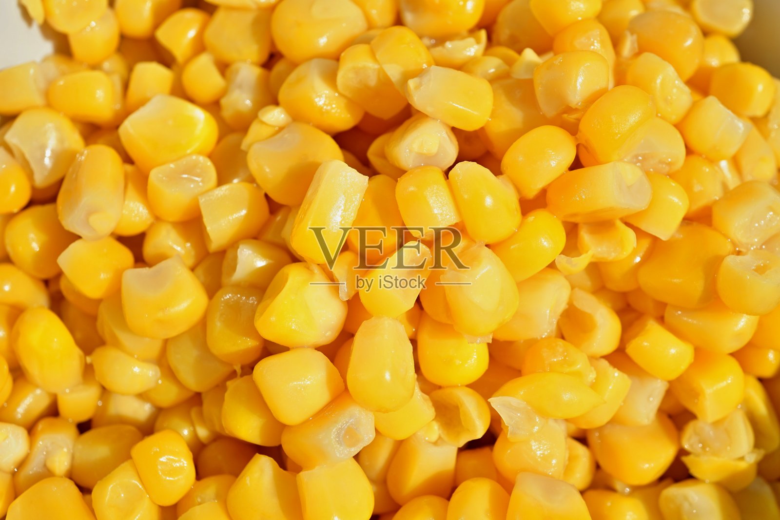 黄色玉米堆的宏观细节照片摄影图片