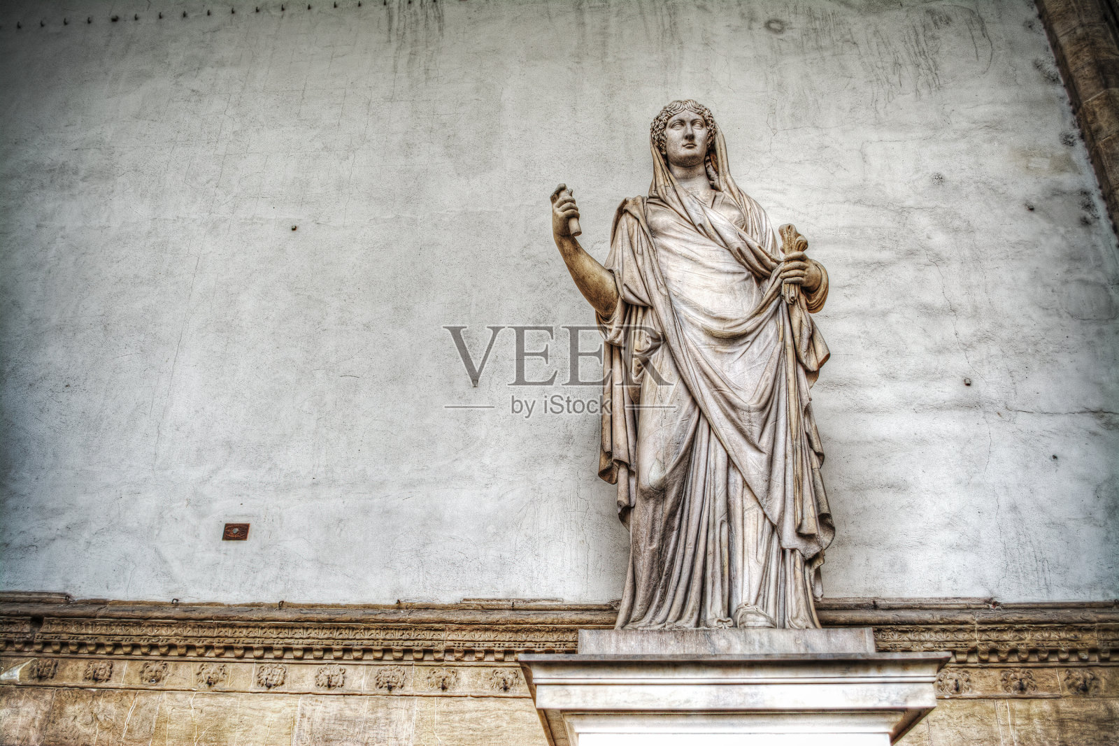 佛罗伦萨朗兹长廊的萨比娜雕像照片摄影图片