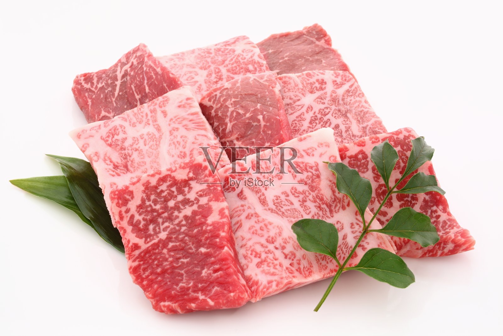 神户牛肉，日本大理石牛肉照片摄影图片