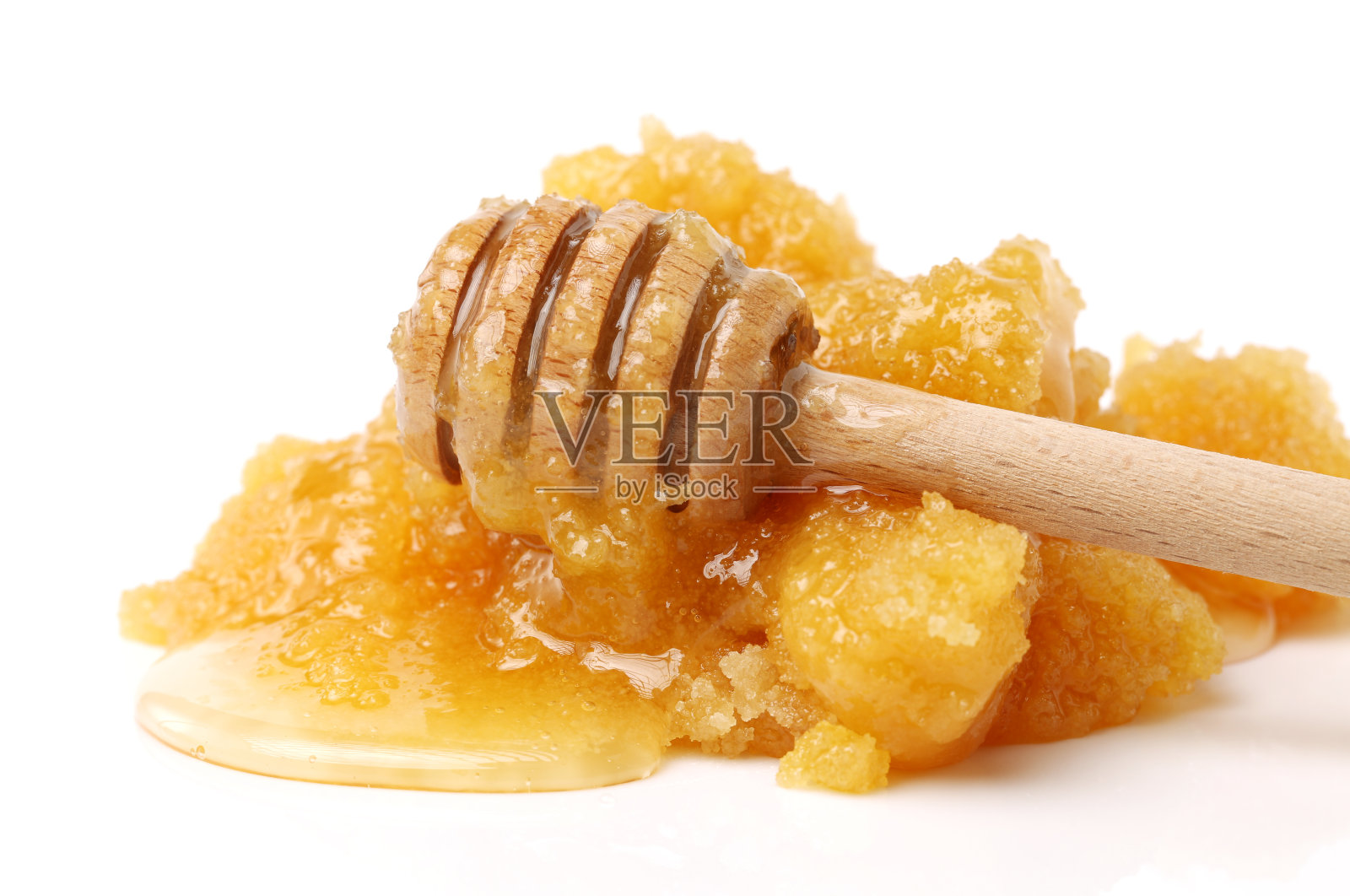 自然结晶的油菜蜂蜜照片摄影图片