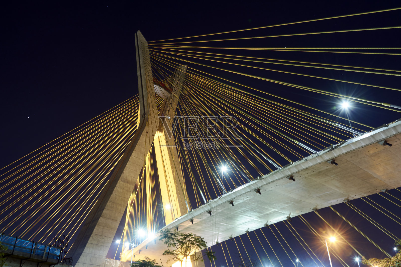 圣保罗Estaiada桥照片摄影图片