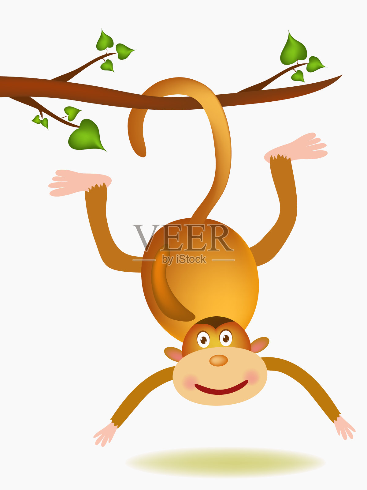 猴子插图插画图片素材
