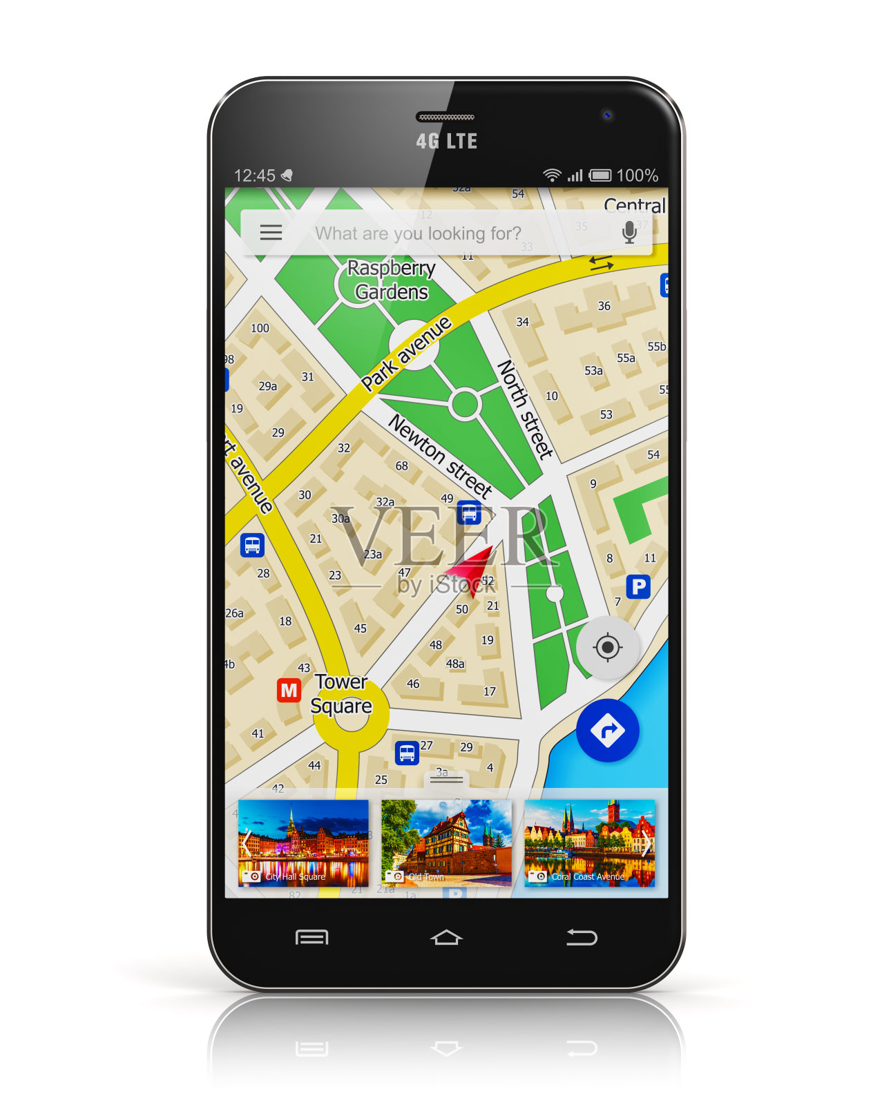 智能手机GPS导航照片摄影图片