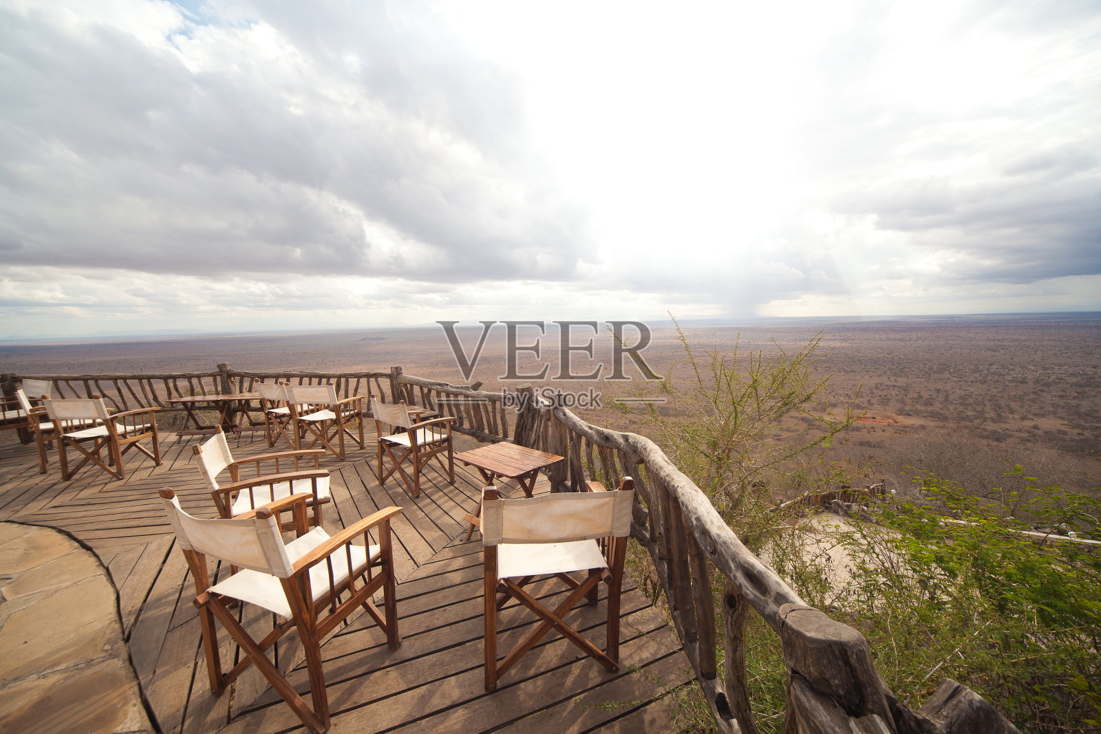 狮子悬崖小屋的观点，卢莫保护肯尼亚照片摄影图片