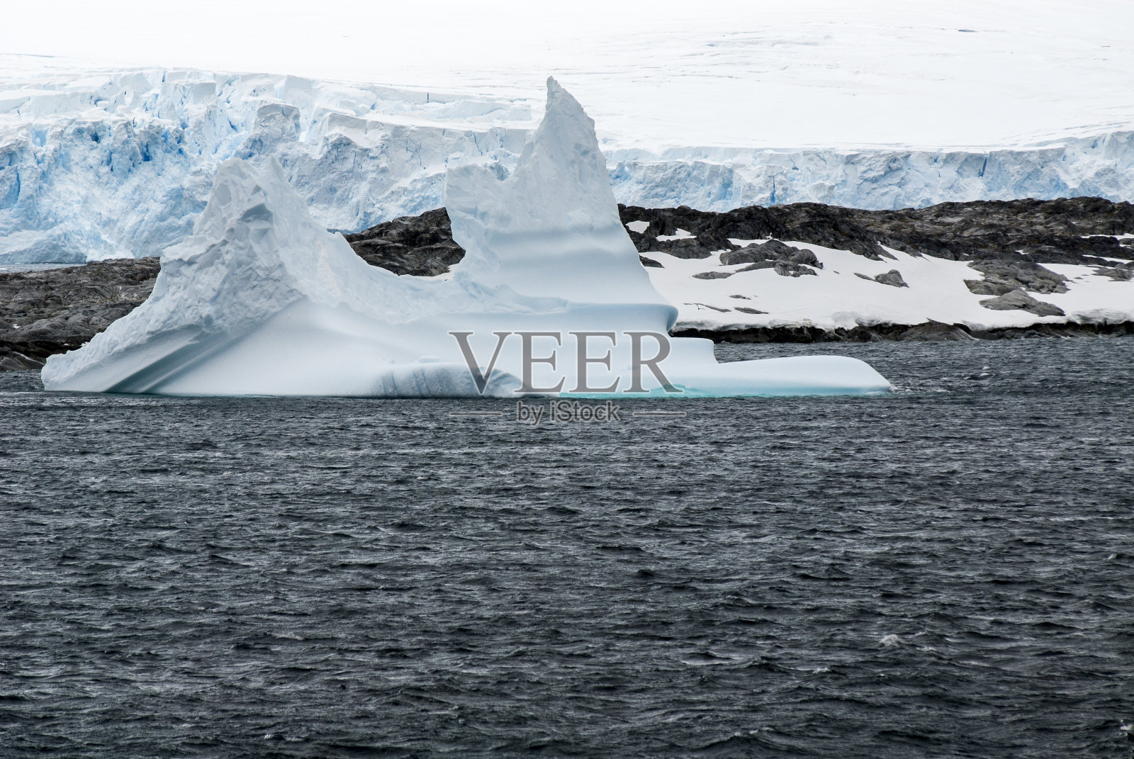 南极洲阴天照片摄影图片
